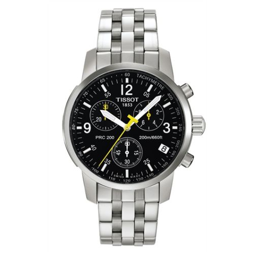 Tissot PRC 200 Quartz Chronograph Yellow Hand Bracelet